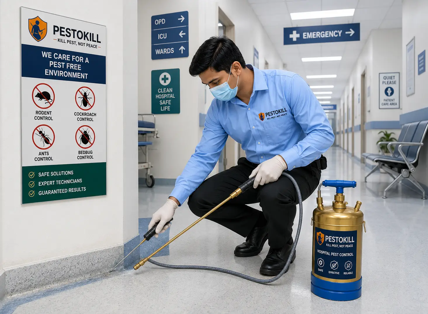 Hygiene-first pest control for hospitals and clinics in Bengaluru