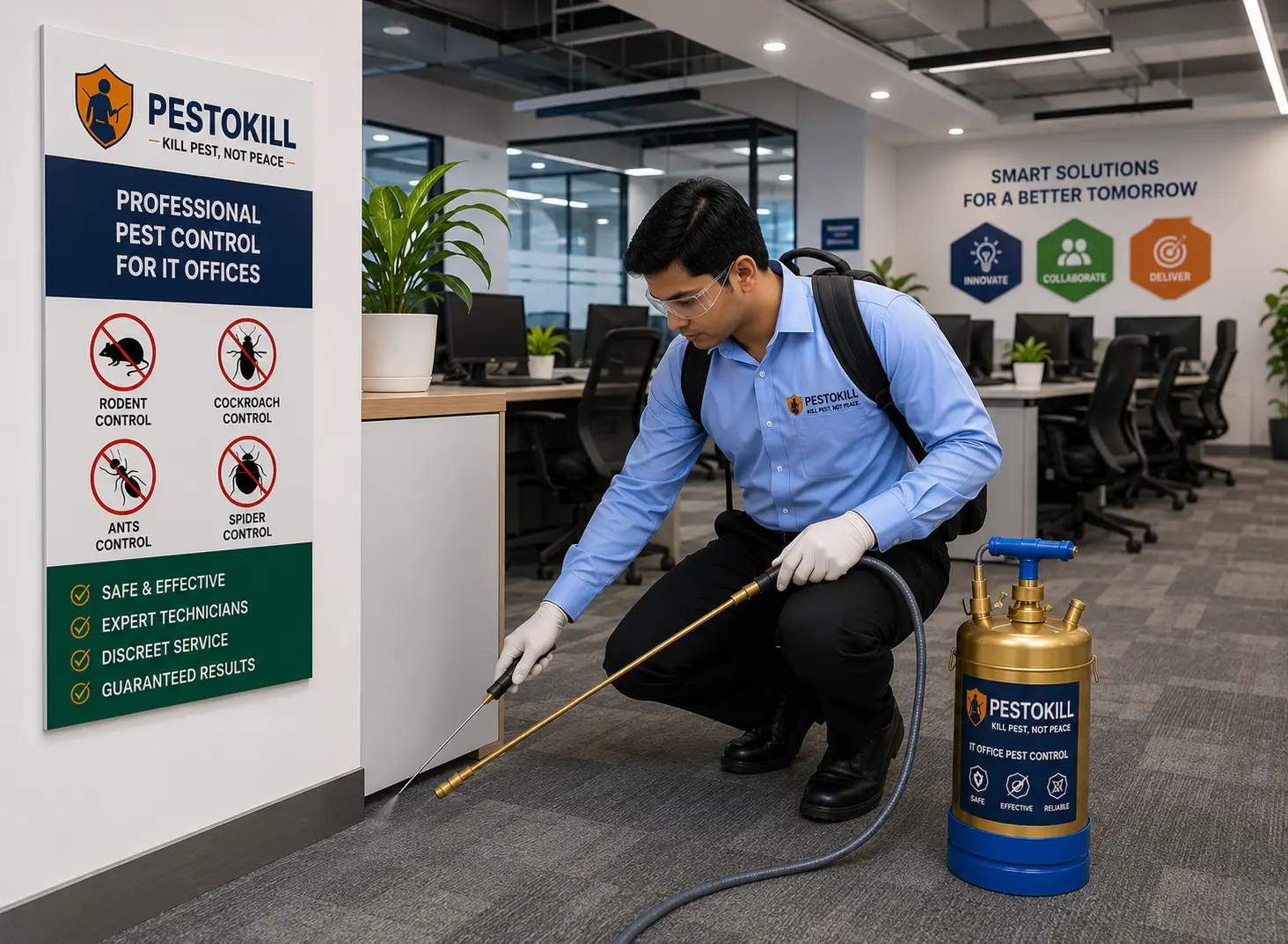 Corporate office and IT park pest control services in Bengaluru