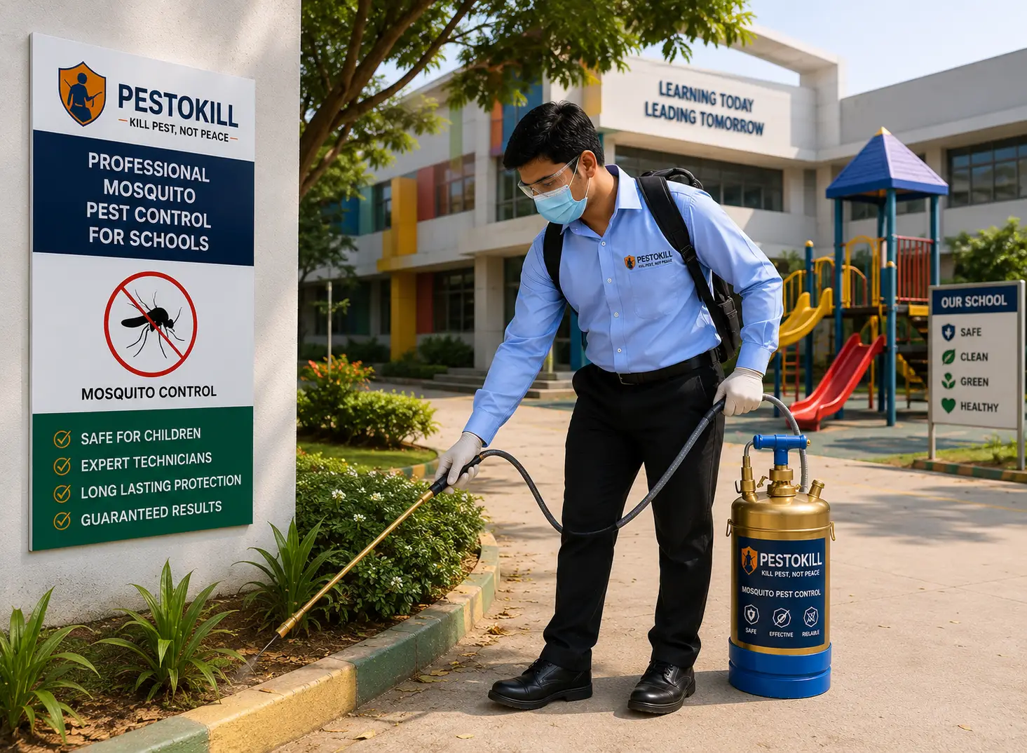 Safe pest control for schools, colleges and institutions in Bengaluru
