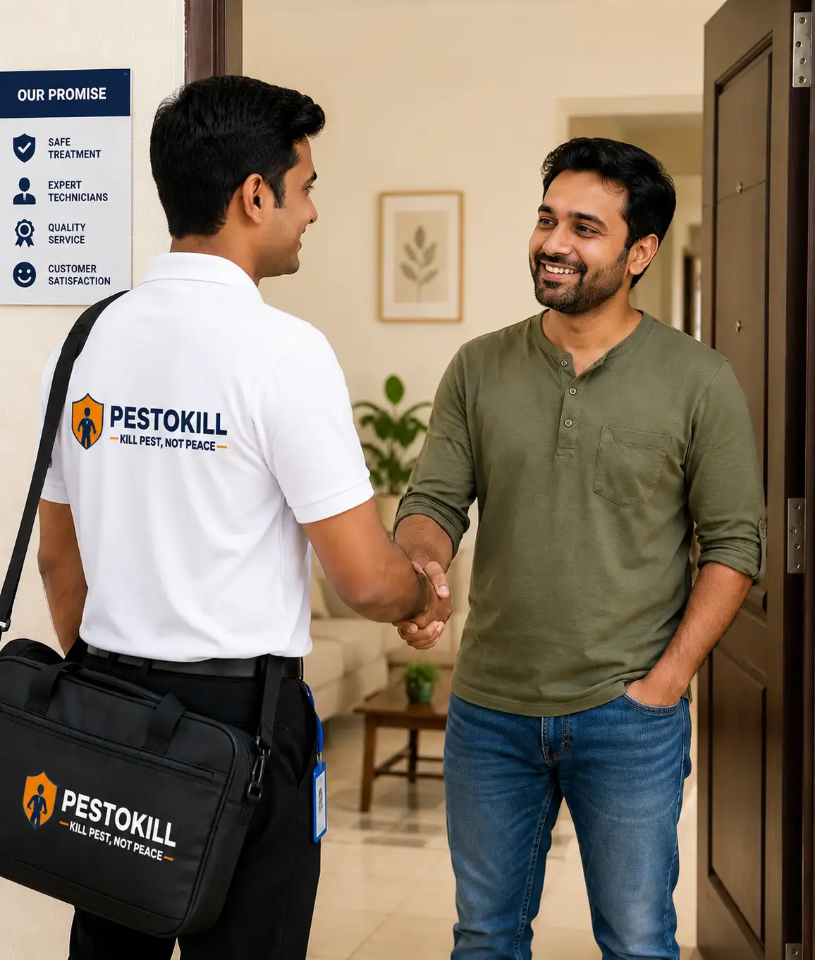 Happy PestoKill customer in Bengaluru